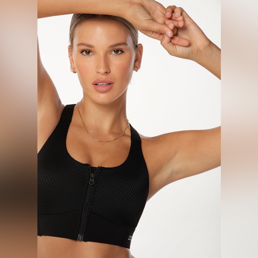 Lorna Jane THE ONE Sports Bra, Black, Medium